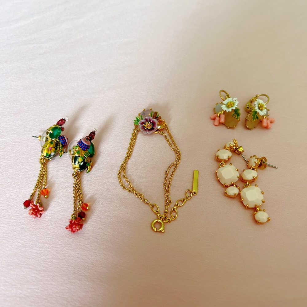 Bundle Les Nereides earrings bracelet